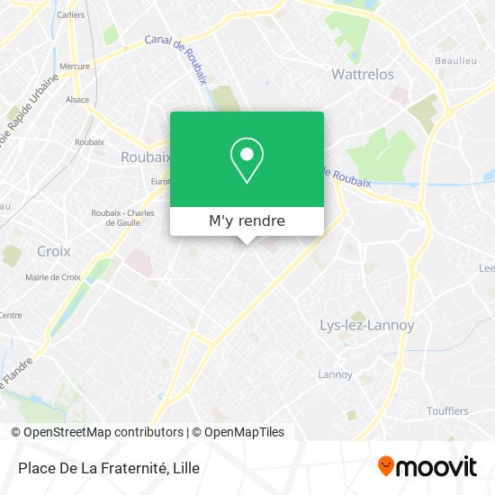 Place De La Fraternité plan