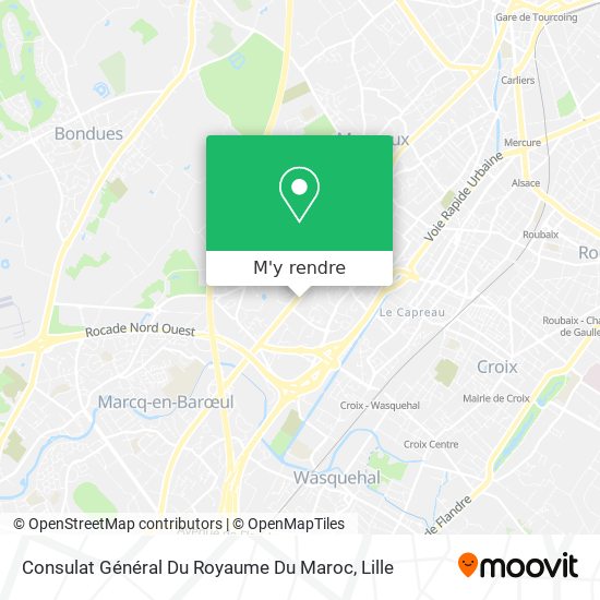 Consulat Général Du Royaume Du Maroc plan