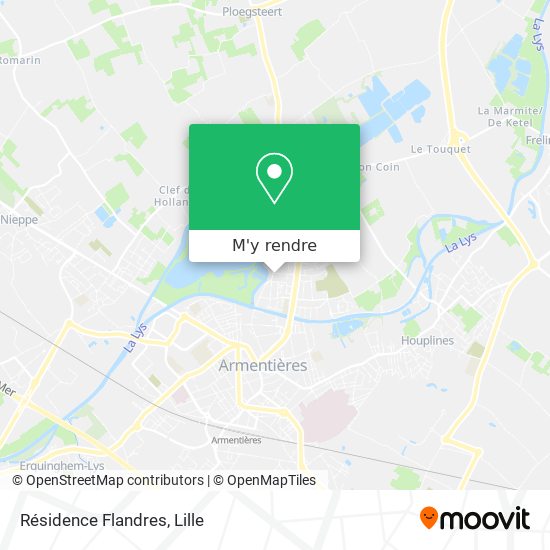 Résidence Flandres plan