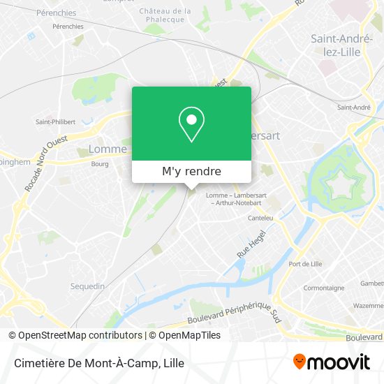 Cimetière De Mont-À-Camp plan