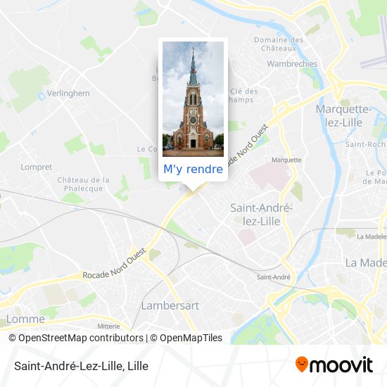 Saint-André-Lez-Lille plan