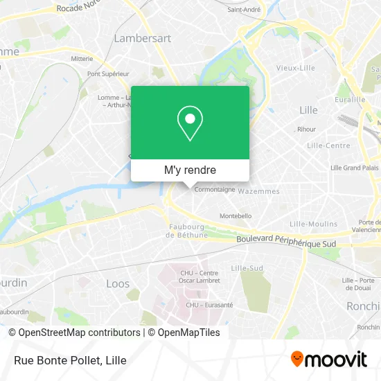 Rue Bonte Pollet plan