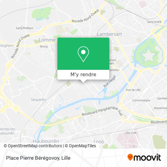 Place Pierre Bérégovoy plan