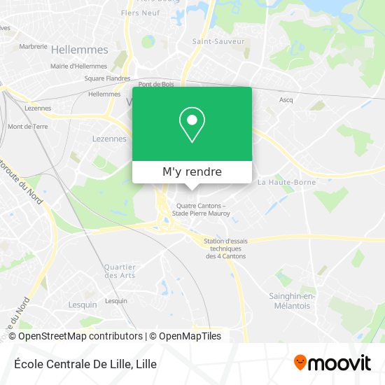 École Centrale De Lille plan