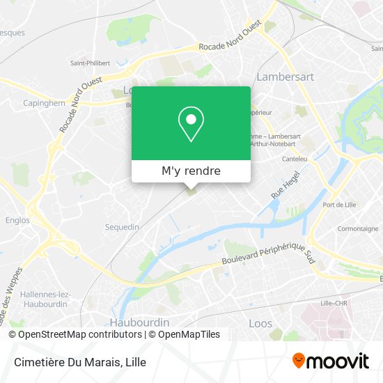 Cimetière Du Marais plan