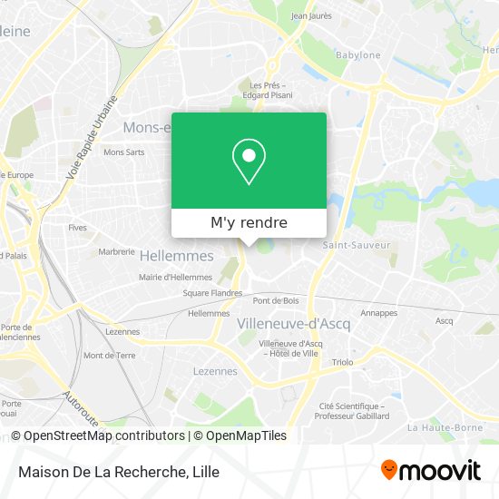 Maison De La Recherche plan