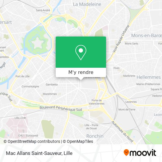 Mac Allans Saint-Sauveur plan