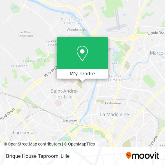 Brique House Taproom plan