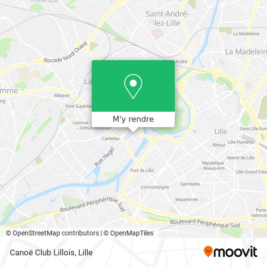 Canoë Club Lillois plan