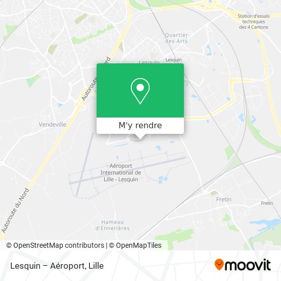 Lesquin – Aéroport plan