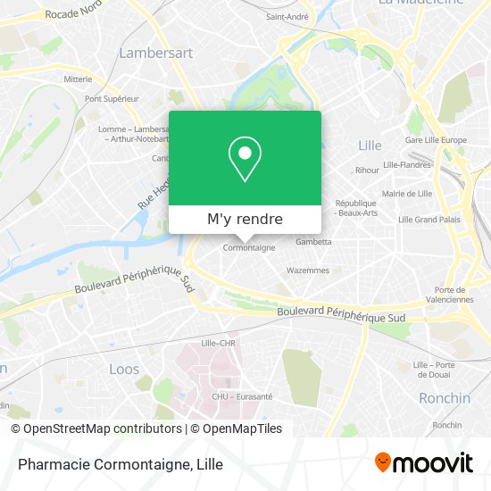 Pharmacie Cormontaigne plan