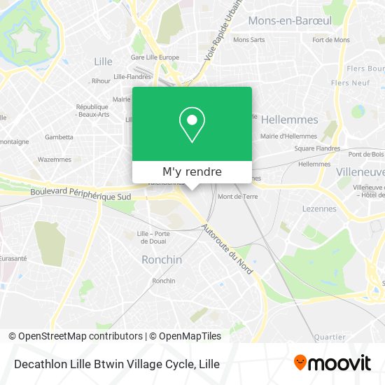 Decathlon Lille Btwin Village Cycle plan