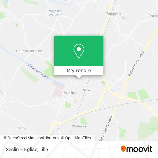Seclin – Église plan