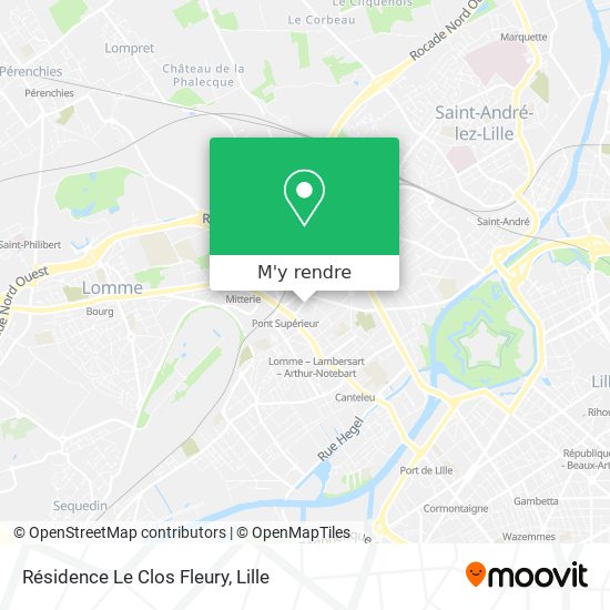 Résidence Le Clos Fleury plan