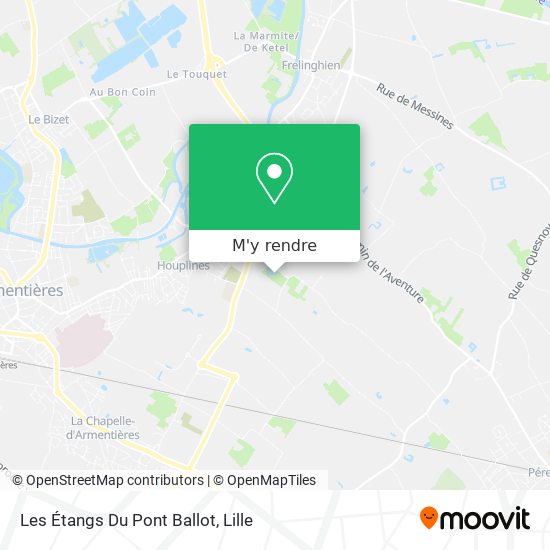 Les Étangs Du Pont Ballot plan