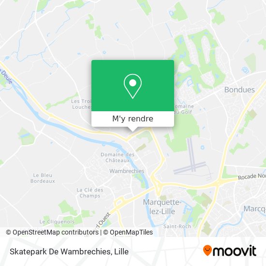Skatepark De Wambrechies plan