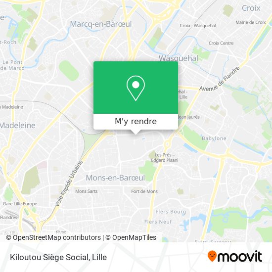 Kiloutou Siège Social plan