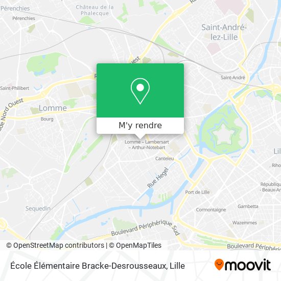 École Élémentaire Bracke-Desrousseaux plan