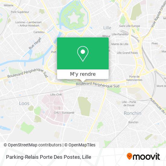Parking-Relais Porte Des Postes plan