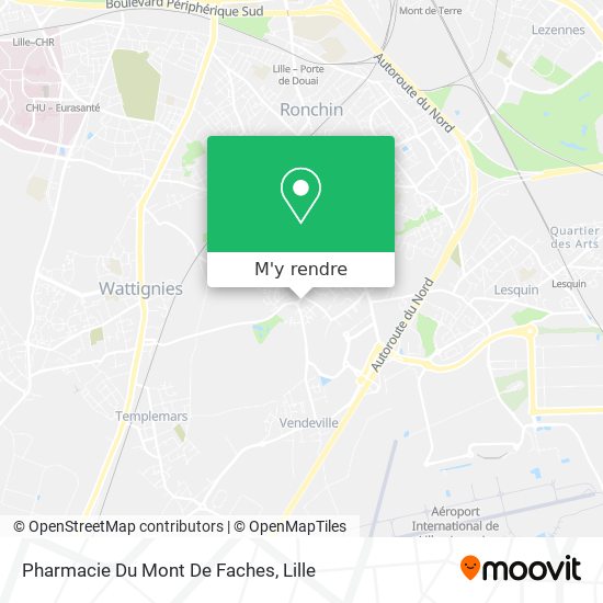 Pharmacie Du Mont De Faches plan
