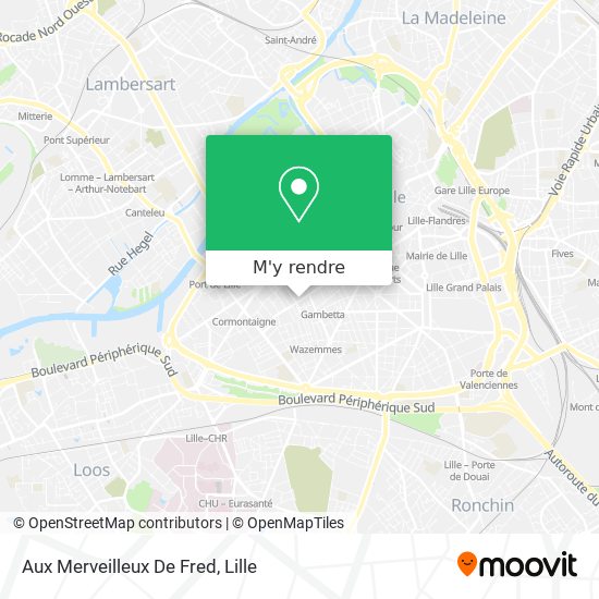 Aux Merveilleux De Fred plan