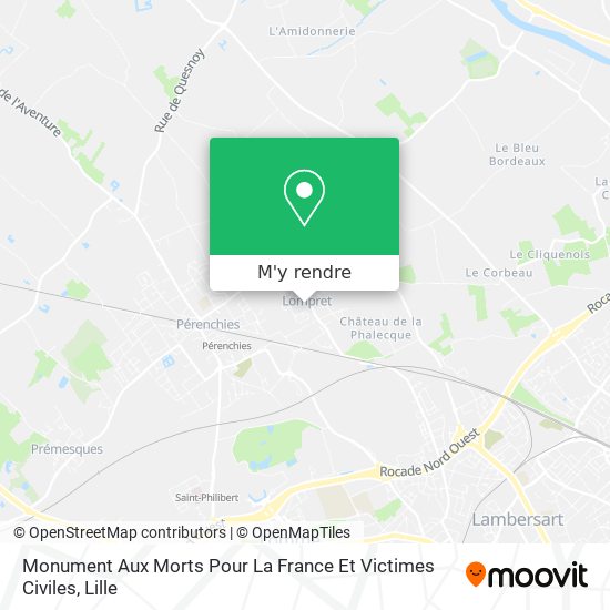 Monument Aux Morts Pour La France Et Victimes Civiles plan