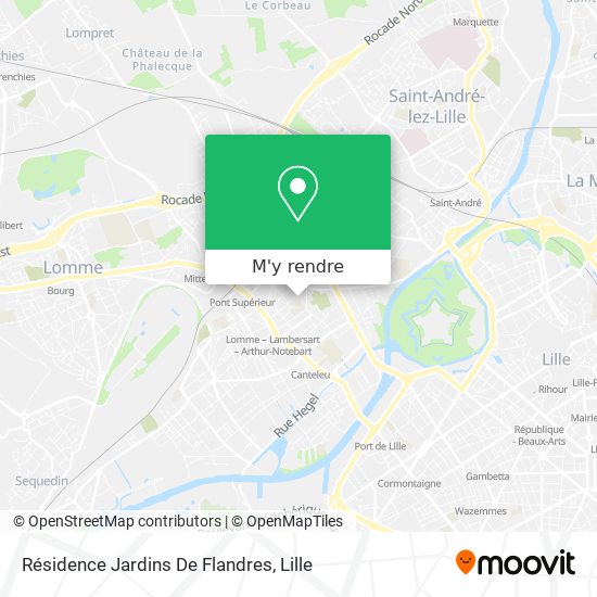 Résidence Jardins De Flandres plan