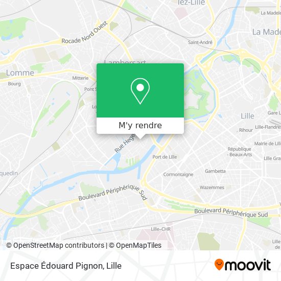 Espace Édouard Pignon plan