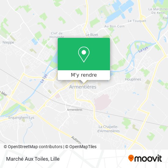 Marché Aux Toiles plan