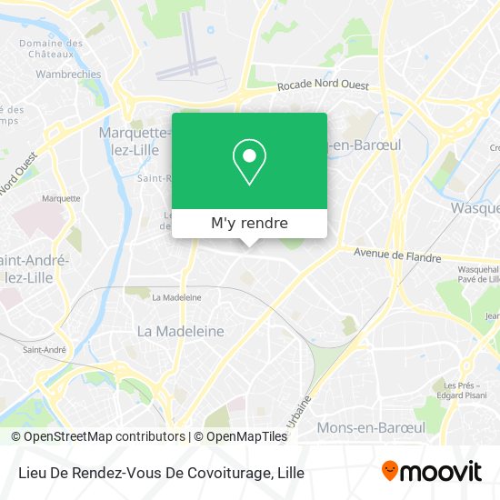 Lieu De Rendez-Vous De Covoiturage plan
