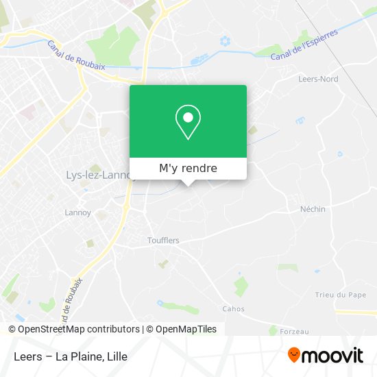 Leers – La Plaine plan
