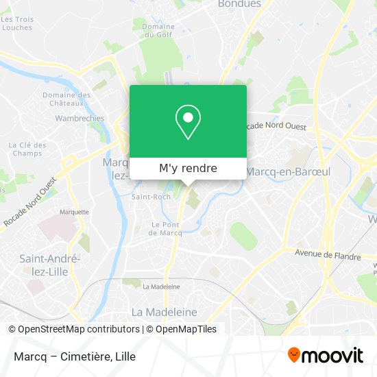 Marcq – Cimetière plan
