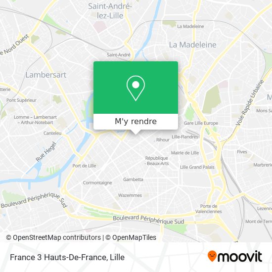 France 3 Hauts-De-France plan
