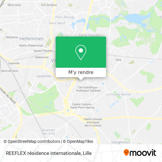 REEFLEX résidence internationale plan
