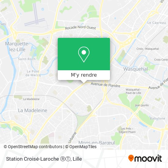 Station Croisé-Laroche ⓇⓉ plan
