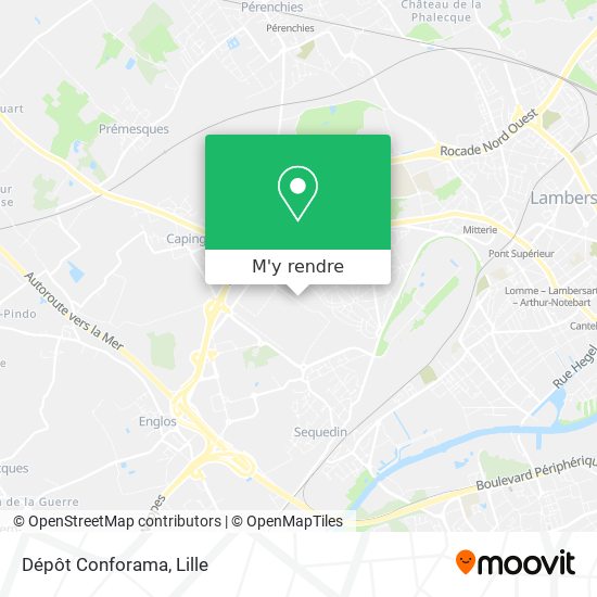Dépôt Conforama plan