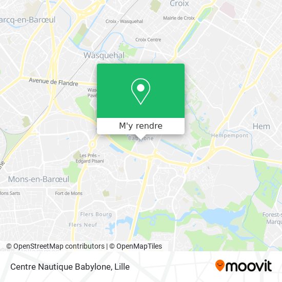 Centre Nautique Babylone plan