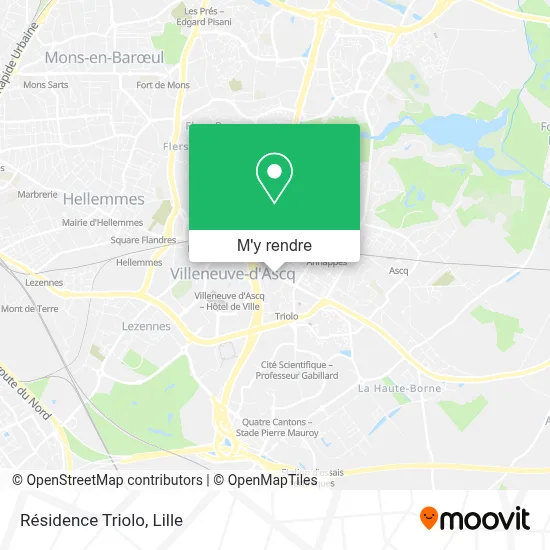 Résidence Triolo plan