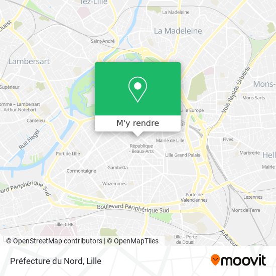 Préfecture du Nord plan