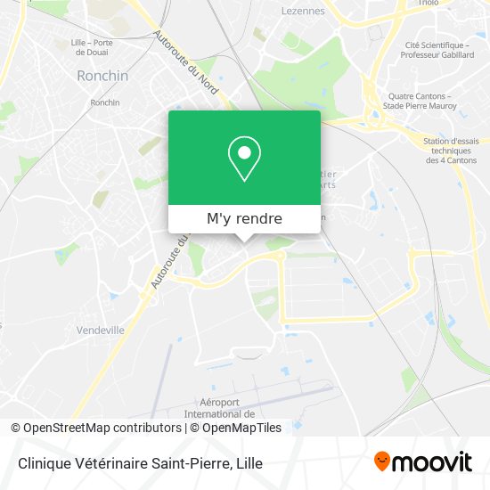 Clinique Vétérinaire Saint-Pierre plan