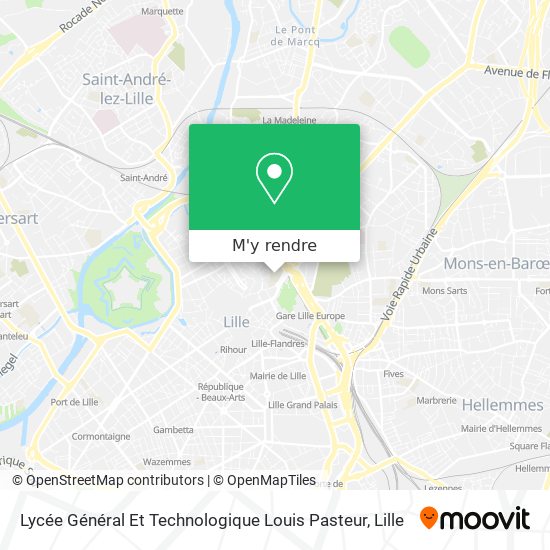 Lycée Général Et Technologique Louis Pasteur plan
