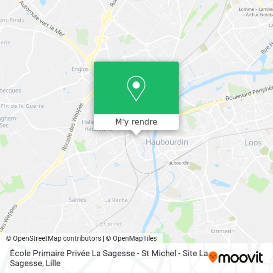 École Primaire Privée La Sagesse - St Michel - Site La Sagesse plan