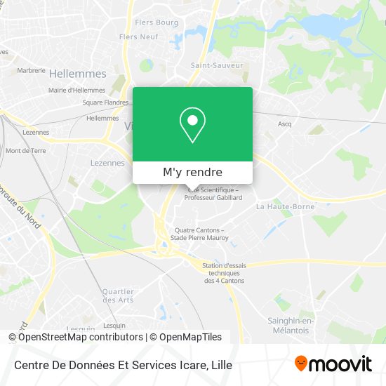 Centre De Données Et Services Icare plan