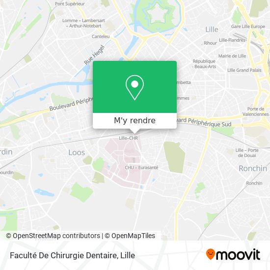 Faculté De Chirurgie Dentaire plan