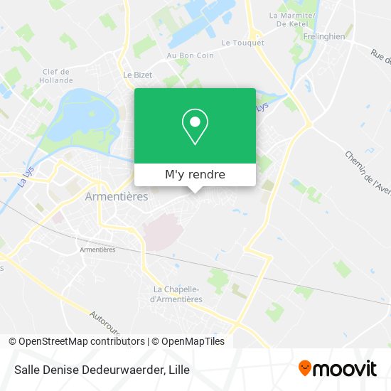 Salle Denise Dedeurwaerder plan