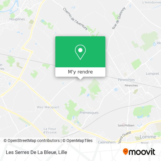 Les Serres De La Bleue plan