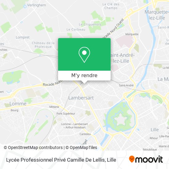 Lycée Professionnel Privé Camille De Lellis plan