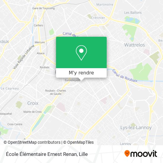 École Élémentaire Ernest Renan plan