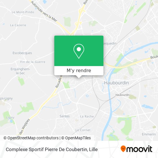 Complexe Sportif Pierre De Coubertin plan