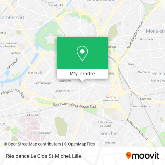 Résidence Le Clos St-Michel plan